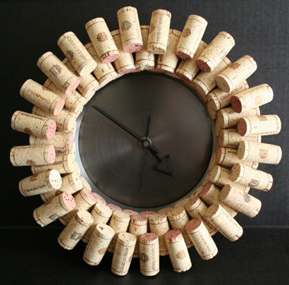 cork clock 